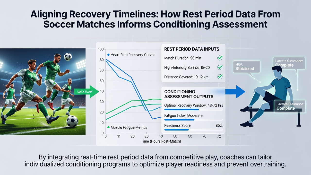 Infographic showing data flow from soccer match recovery logs into thoroughbred campaign planning and bet sequencing models