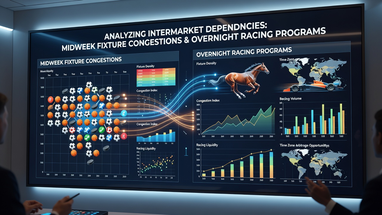 Data charts comparing midweek fixture overlaps with overnight racing entries