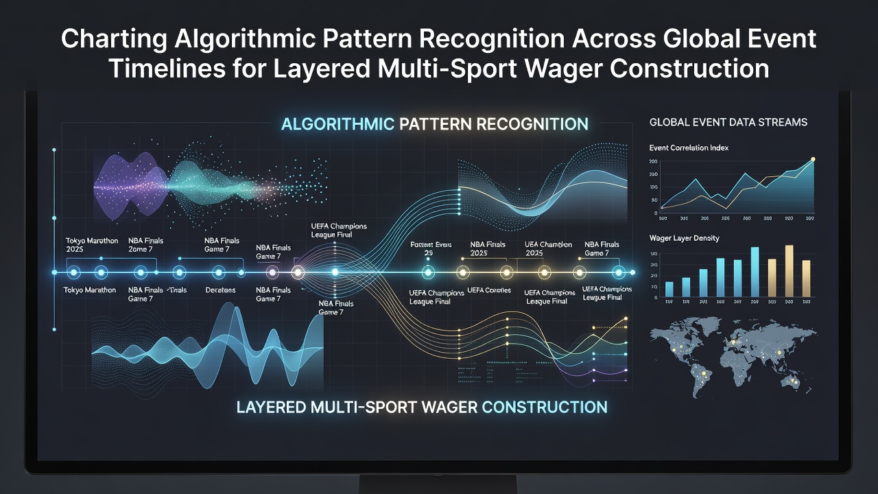 Algorithmic charts mapping global sports event timelines for multi-sport wager layers