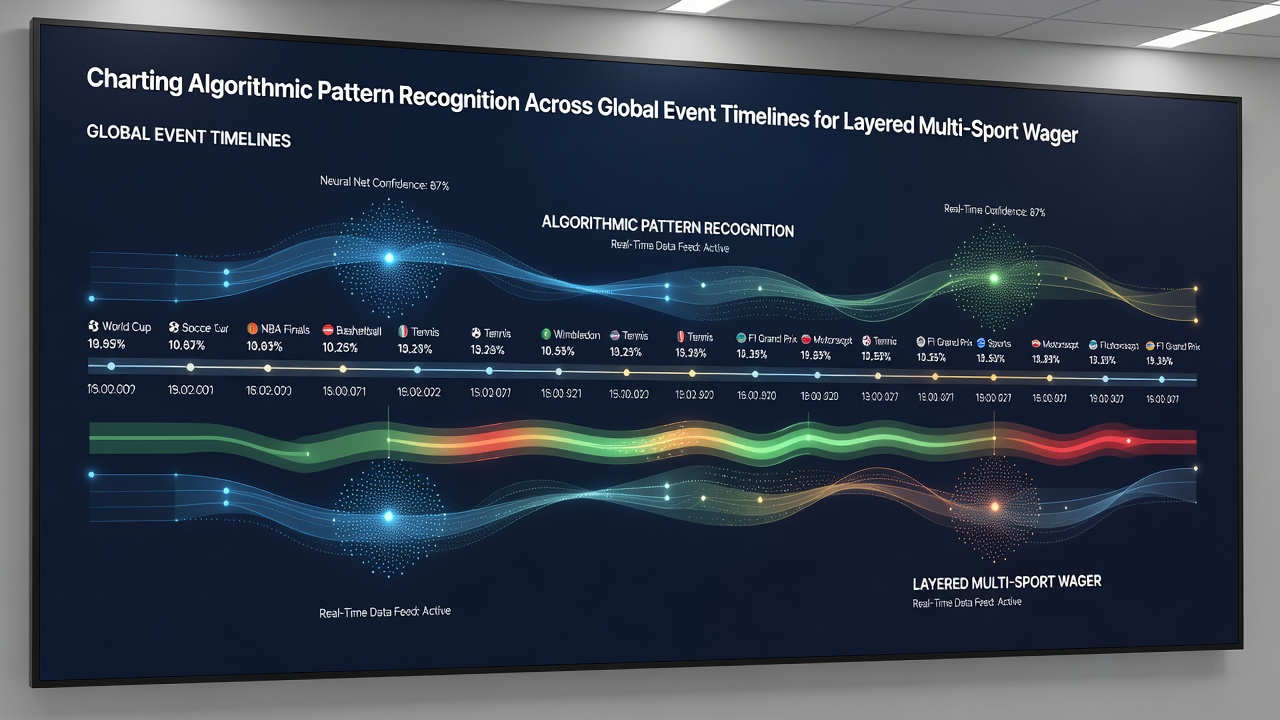 Layered multi-sport wager construction flowchart showing timeline intersections
