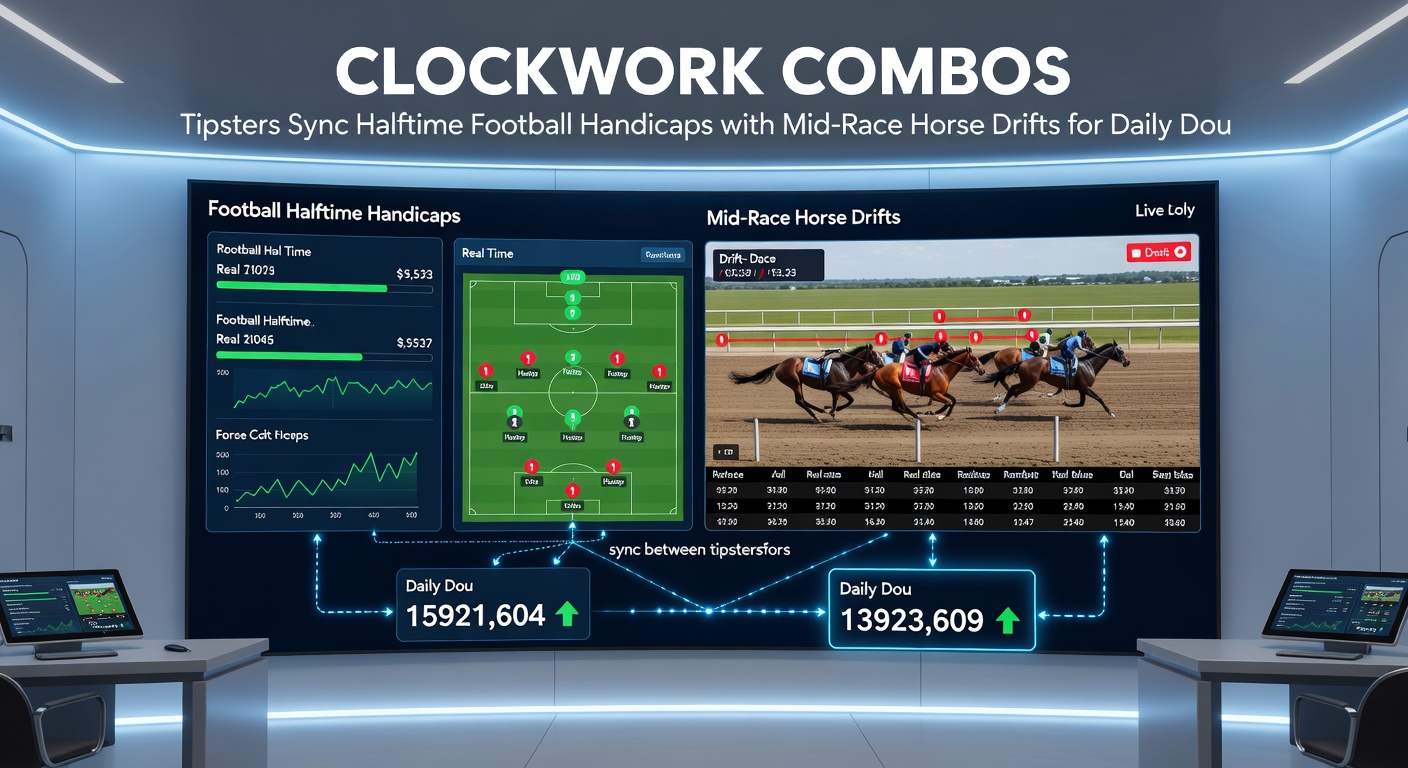 Close-up of a horse racing mid-race drift on betting app synced with football halftime handicap odds board