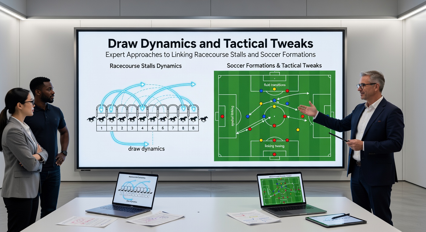 Expert chart overlaying horse stall win percentages with soccer formation goal outputs in a bet builder example