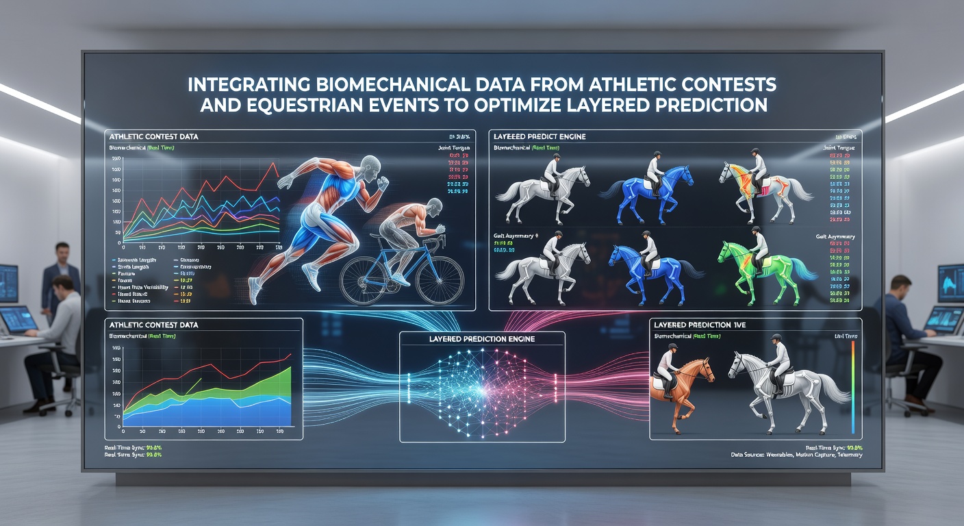 Detailed view of layered neural network architecture processing biomechanical inputs from running athletes and jumping horses